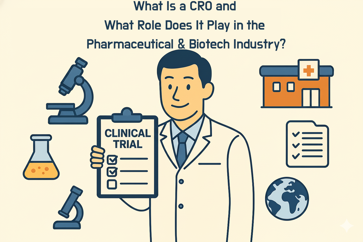 What Is a CRO (Contract Research Organization) and What Role Does It Play in the Pharmaceutical & Biotech Industry? 1 What Is a CRO (Contract Research Organization) and What Role Does It Play in the Pharmaceutical & Biotech Industry?