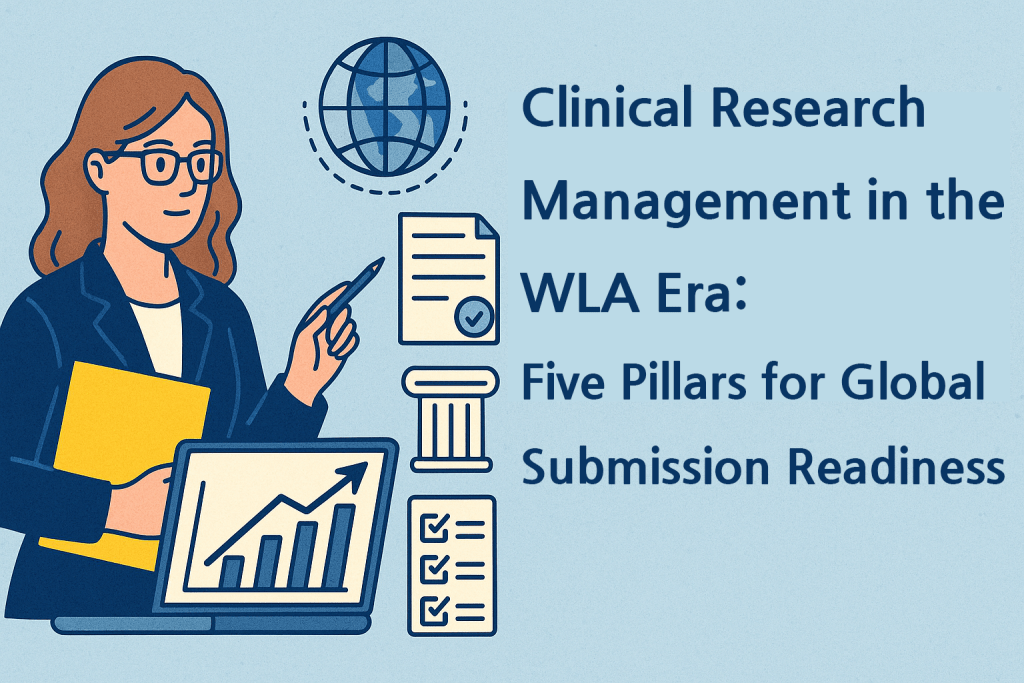 Clinical Research
Management in the
WLA Era:
Five Pillars for Global
Submission Readiness
