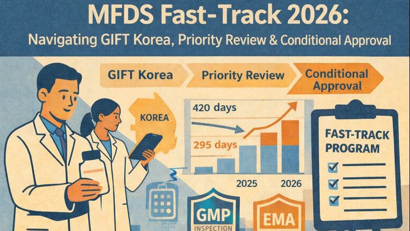 MFDS Fast‑Track 2026 Navigating GIFT Korea Priority Review Conditional Approval e1765933926942