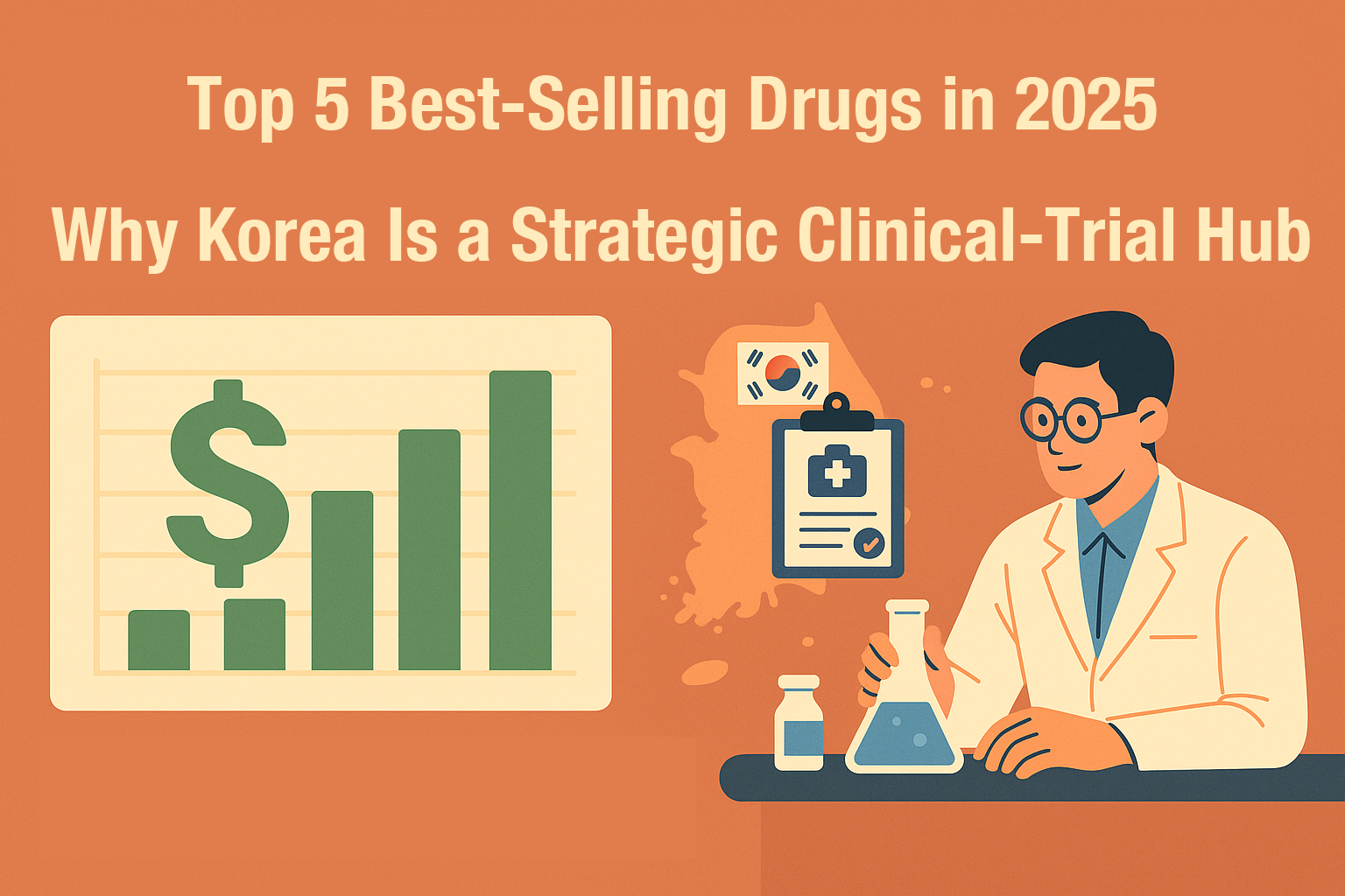 Top 5 Best‑Selling Drugs in 2025 and Why Korea Is a Strategic Clinical‑Trial Hub