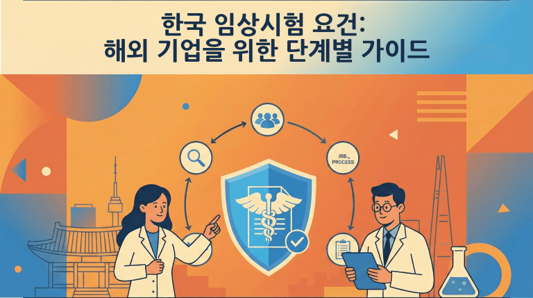 한국 임상시험 요건 해외 기업을 위한 단계별 가이드