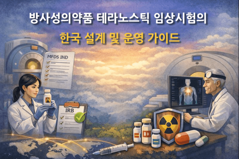 방사성의약품 테라노스틱 임상시험의 한국 설계 및 운영 가이드