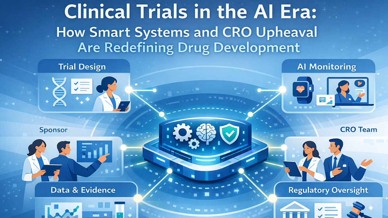 Clinical Trials in the AI Era How Smart Systems and CRO Upheaval Are Redefining Drug Development