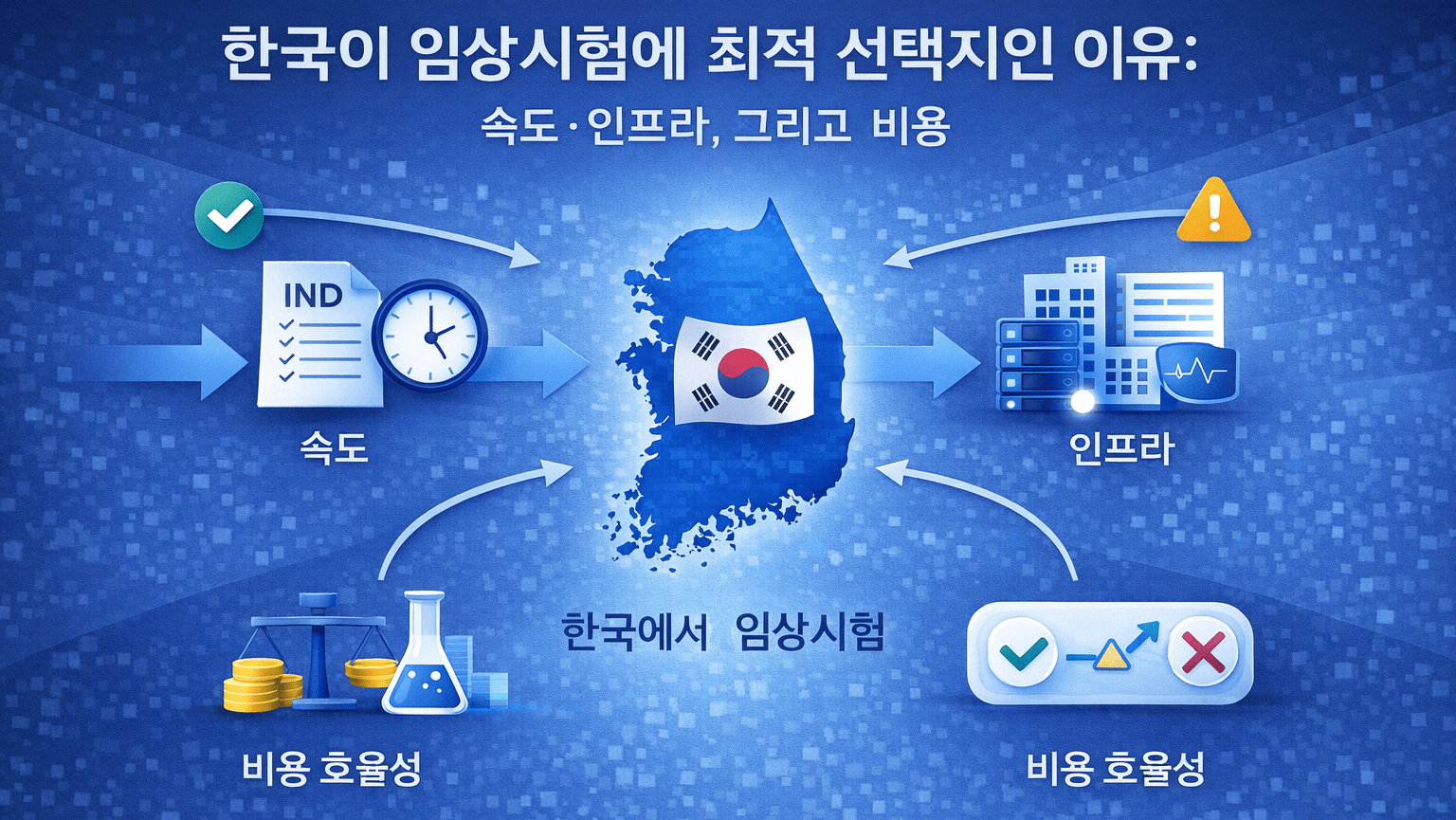 한국이 임상시험에 최적 선택지인 이유: 속도, 인프라, 그리고 비용 1 한국이 임상시험에 최적 선택지인 이유 e1770693141853