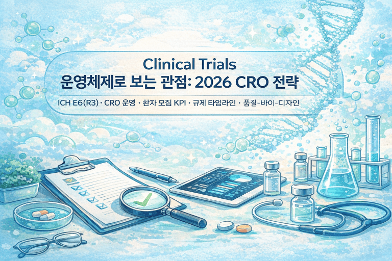 Clinical Trials 운영체제로 보는 관점 2026 CRO 전략