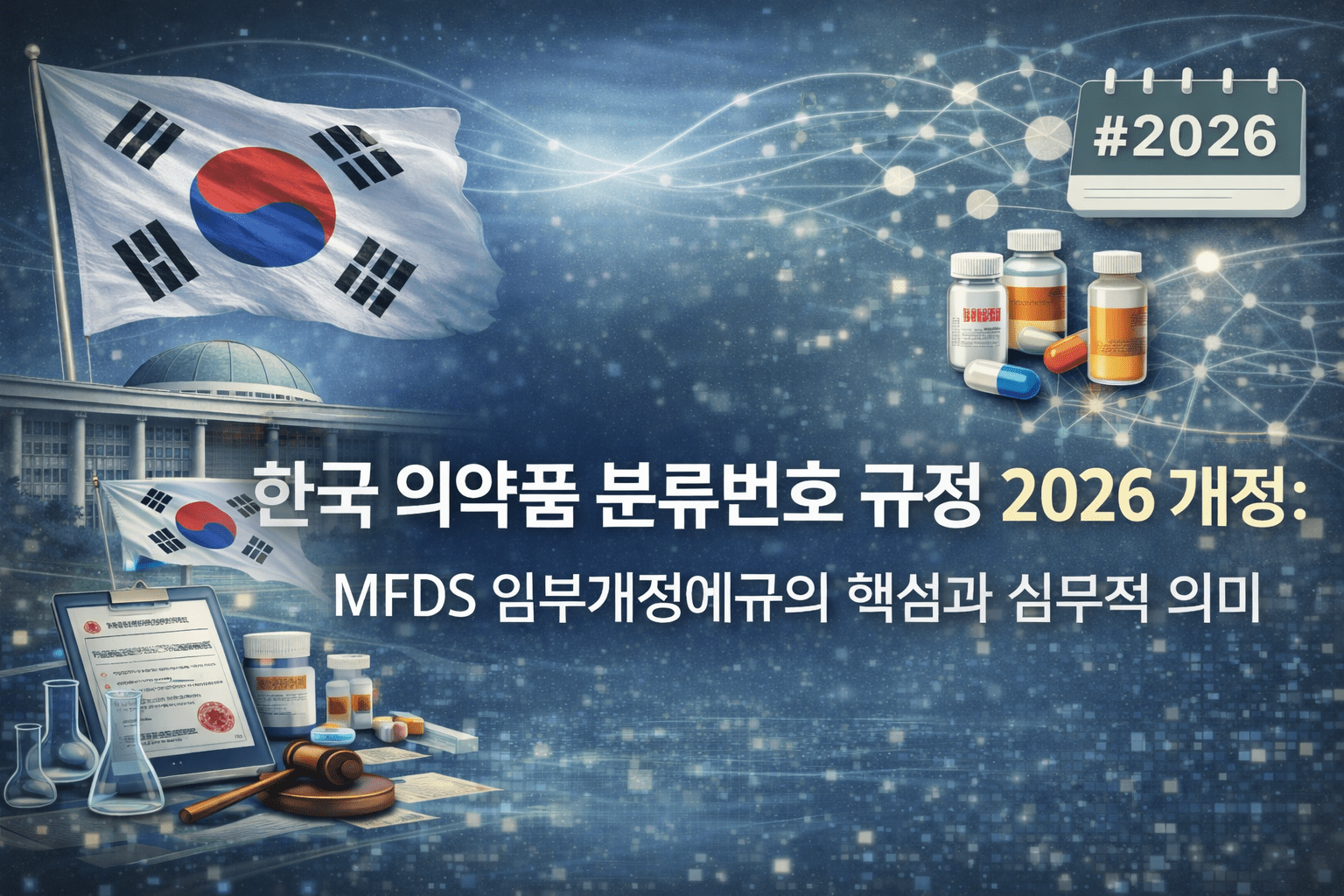 한국 의약품 분류번호 규정 2026 개정