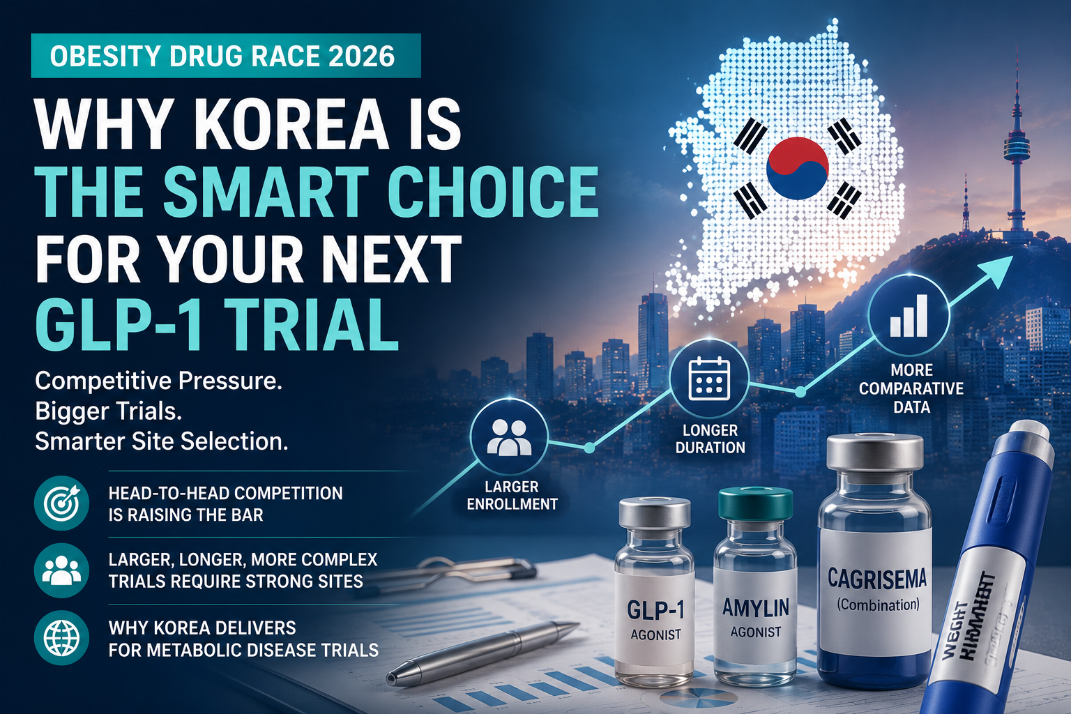 The Obesity Drug Race Just Got Harder to Win: What CagriSema and Retatrutide Mean for Sponsors Evaluating Korea 1 190cc80a bc79 488c 95c0 f83de5558c4f